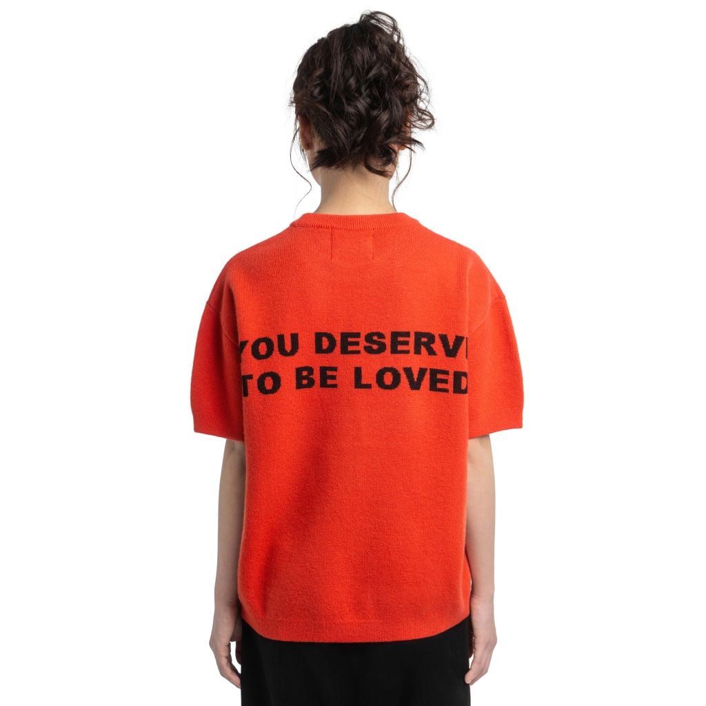 138Cknit Passionate Love Knit T-Shirt