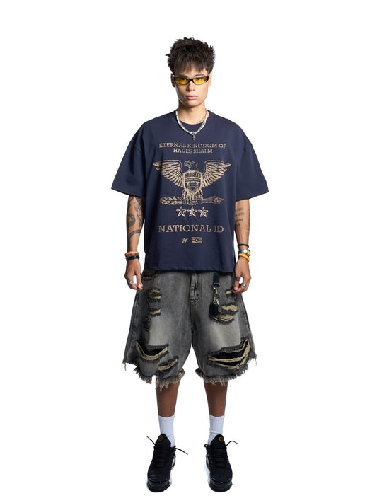 Hades Star Crush Wash Jean Shorts