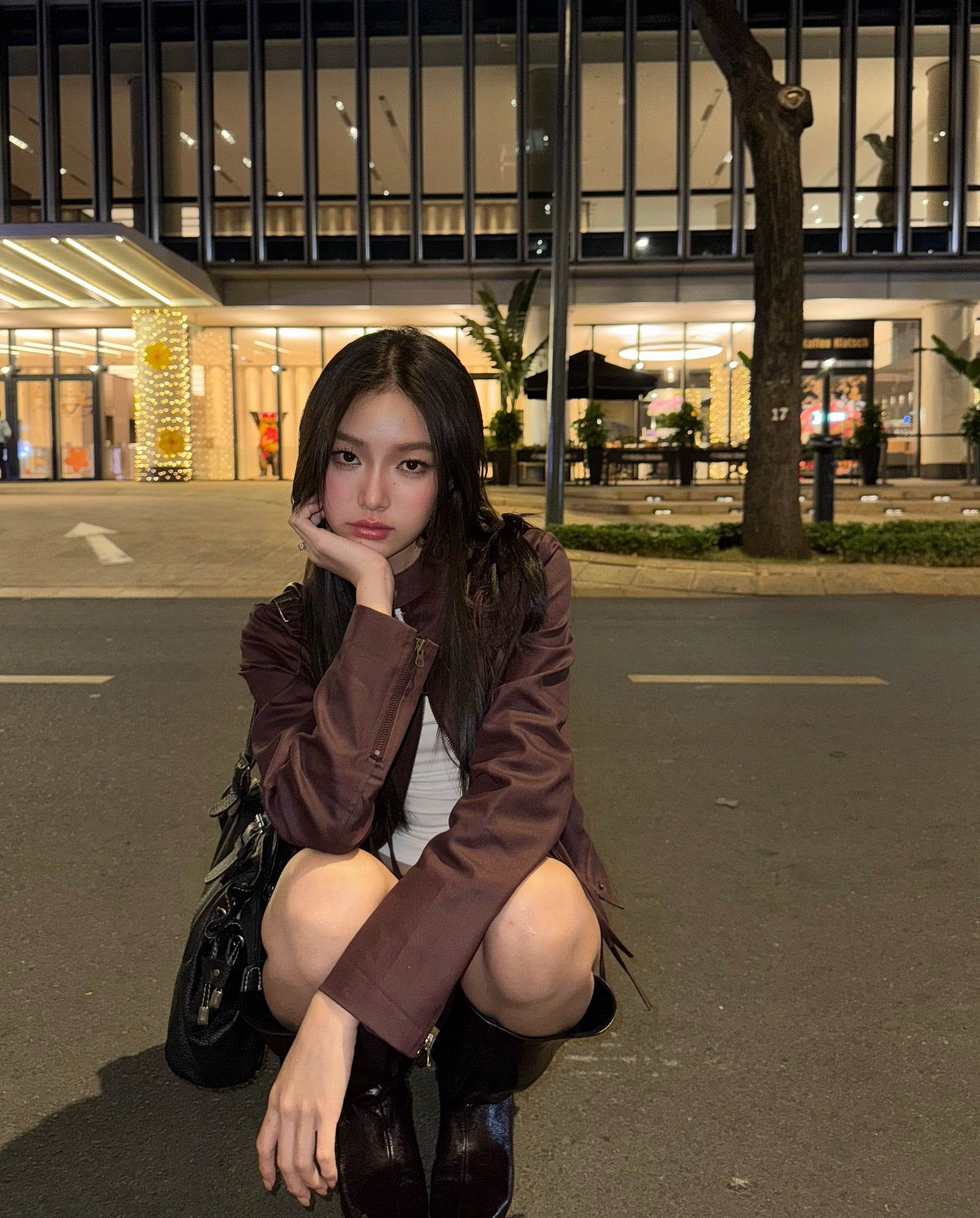 Viery Chestnut Delight Miniskirt (Pre-order)