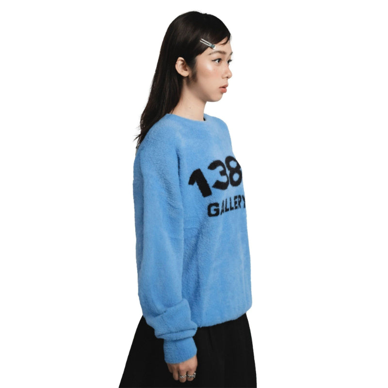138CKNIT Innocent Love Fuzzy Sweater
