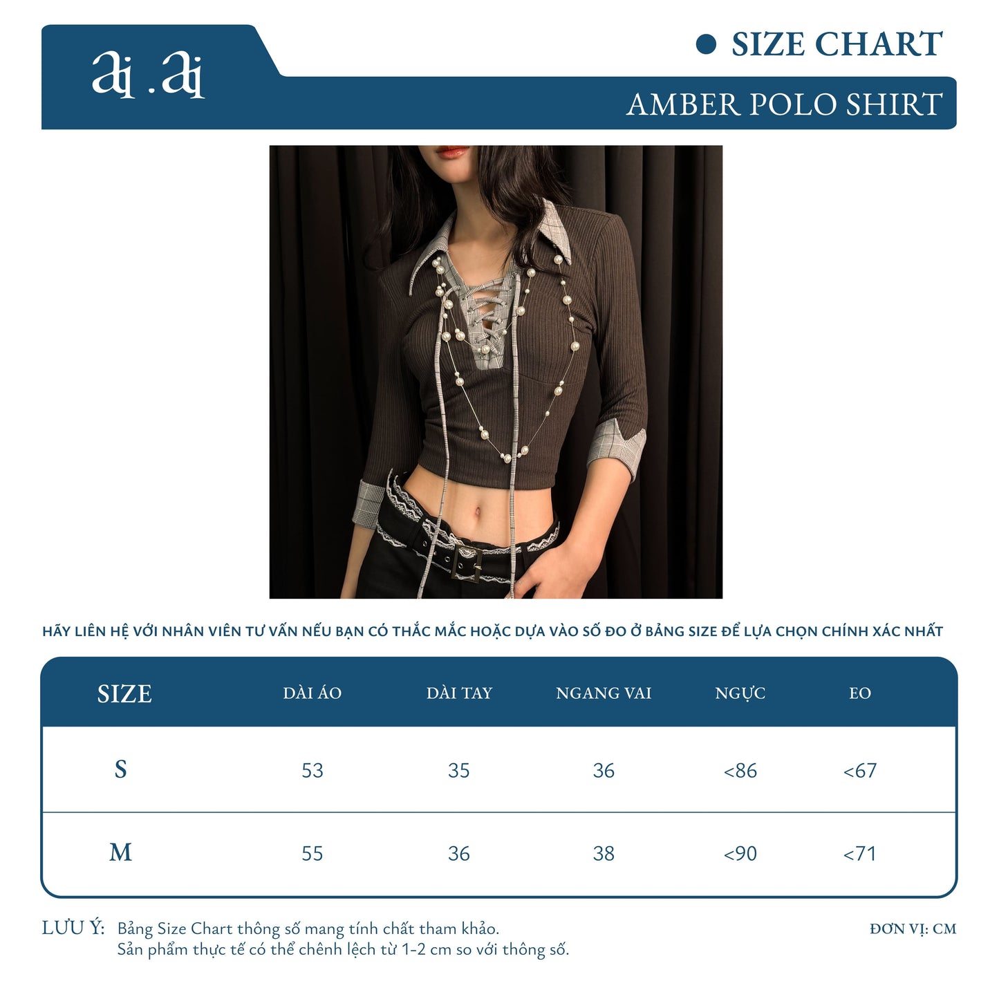 Aiai Studio Amber Polo Shirt (Pre-order) - Em Clothing