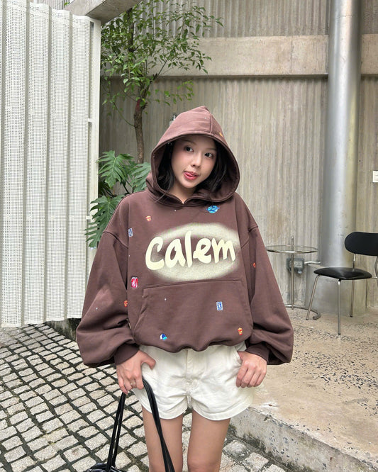 Calem Club Calem Sticker Pullover Hoodie