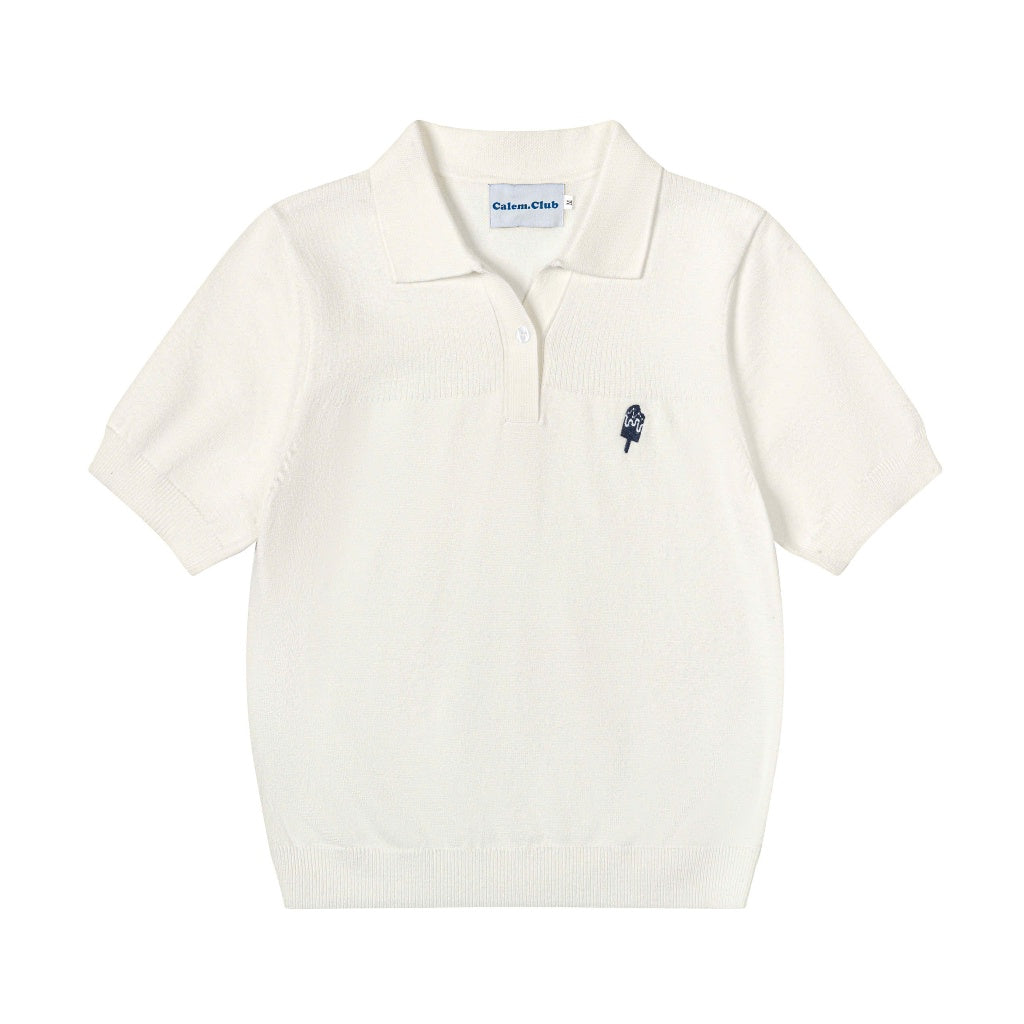 Calem Club Icepop Knitted Polo Shirt