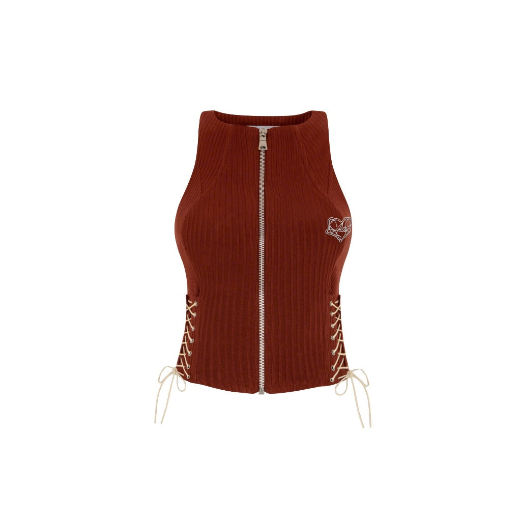 Aiai Studio Ariana Knit Halter Top
