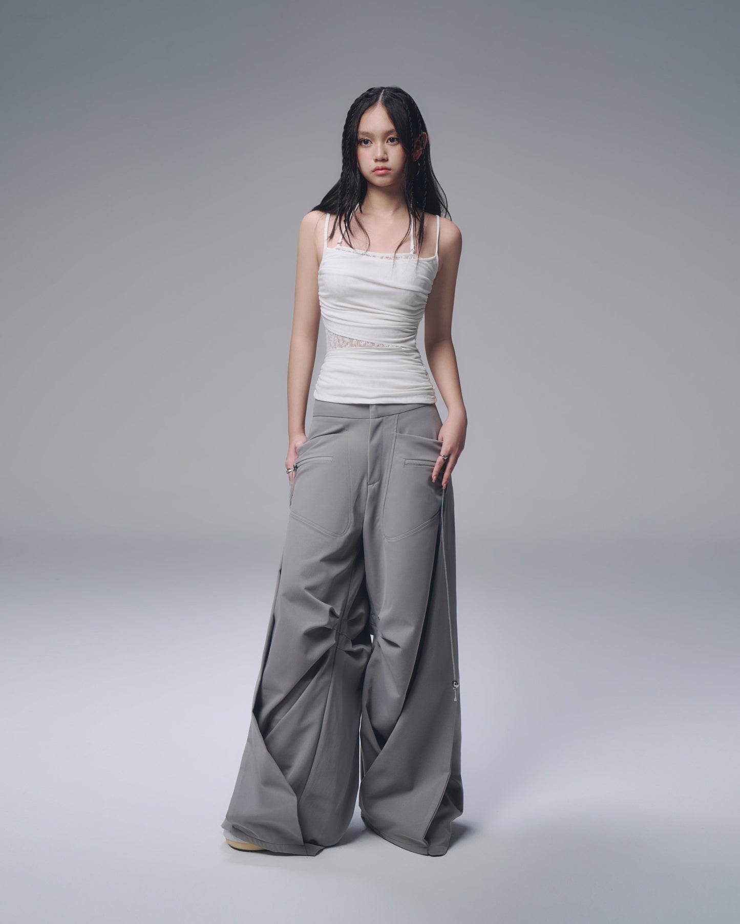 Bunny Hill Aysel Lace Panel Top (Pre-order) - Em Clothing