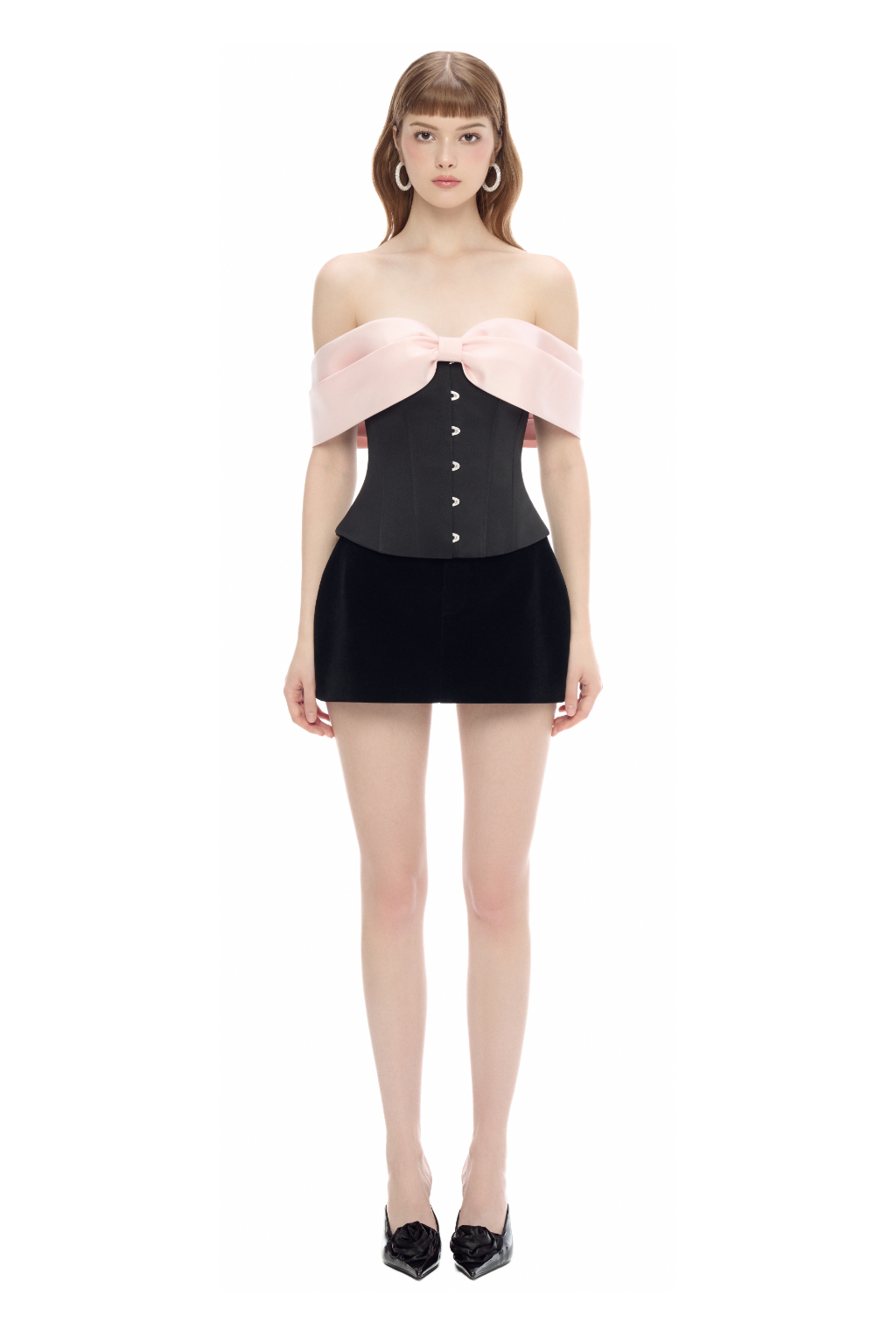 Jubin Betty Velvet Skirt (Pre-order)
