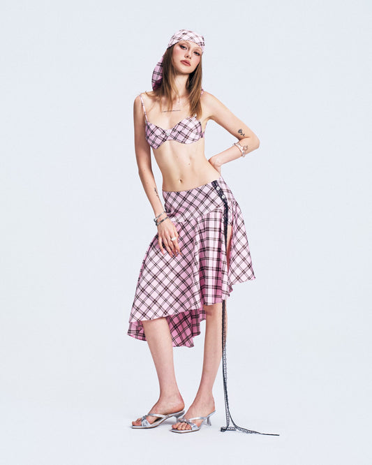 Viery Blush Berry Skirt - Pink Caro