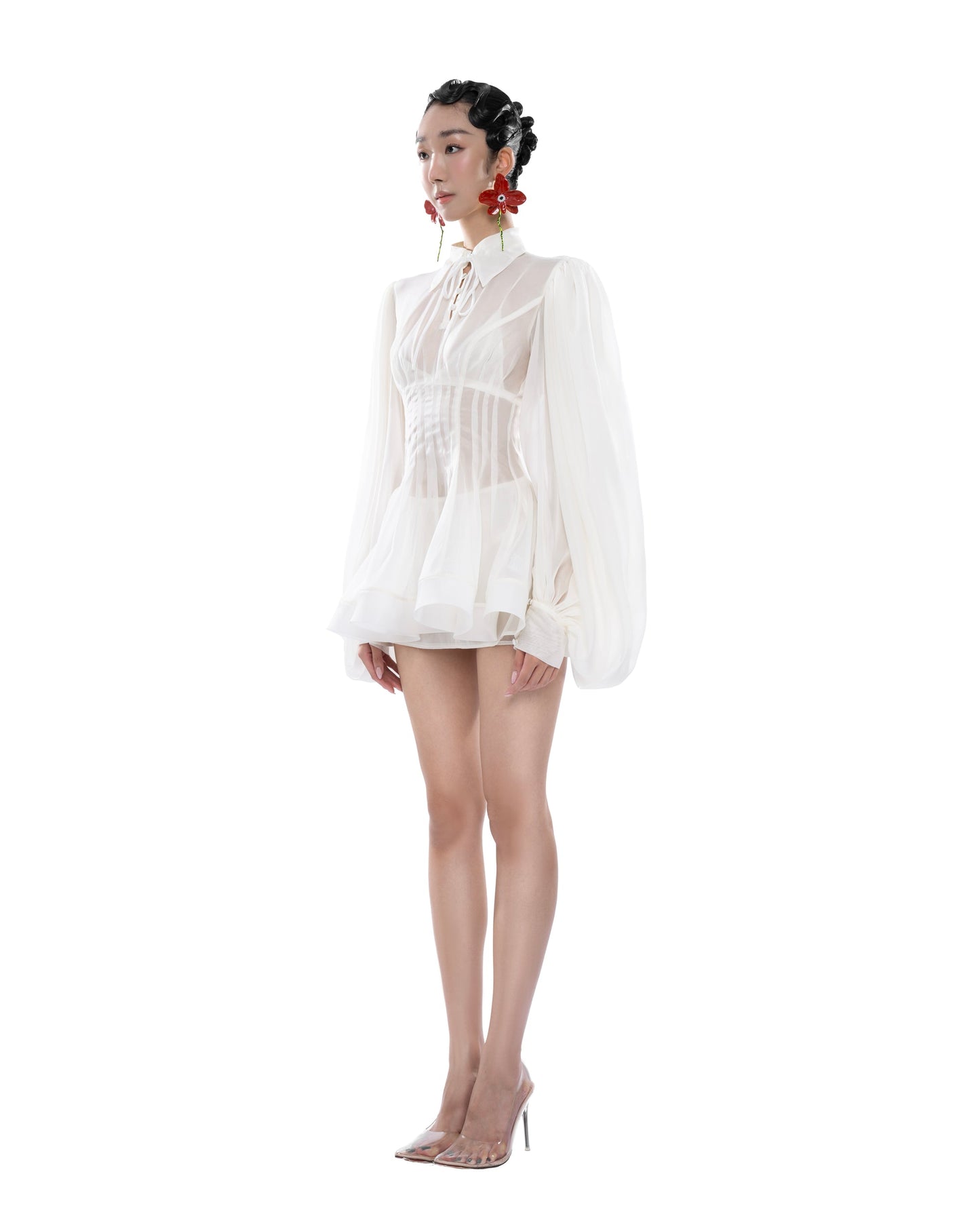 Huelleyrose Charlotte Dress - Cream