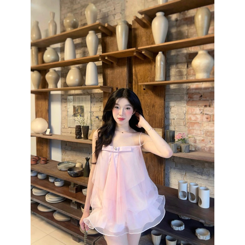 Aguja Nancy Pink One-Shoulder Dress (Pre-order)