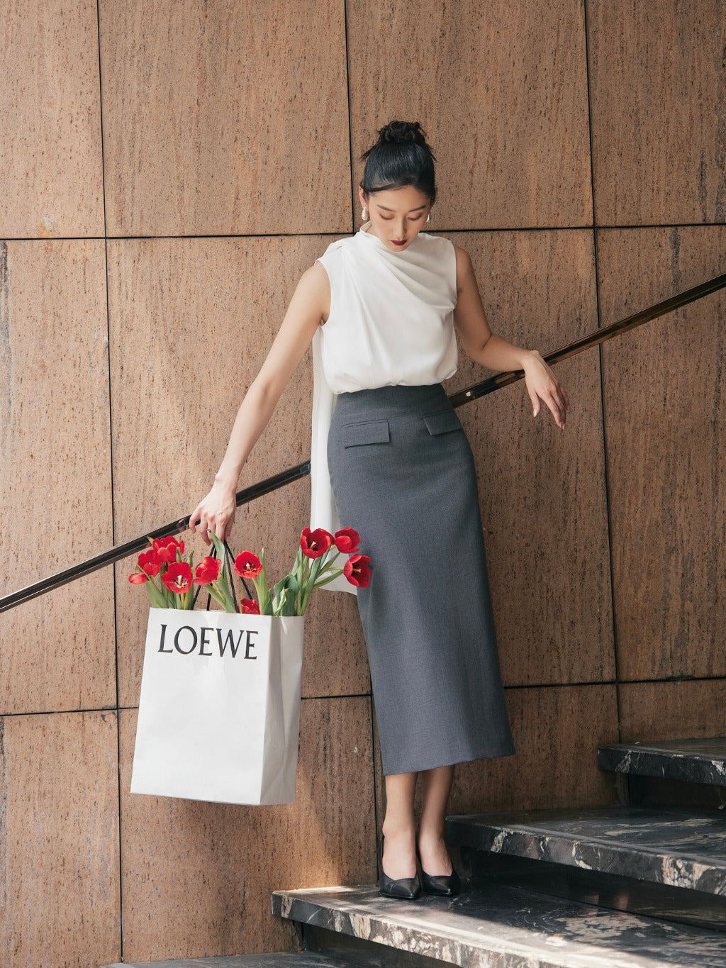 Huong Boutique Chloe Pencil Skirt (Pre-order)