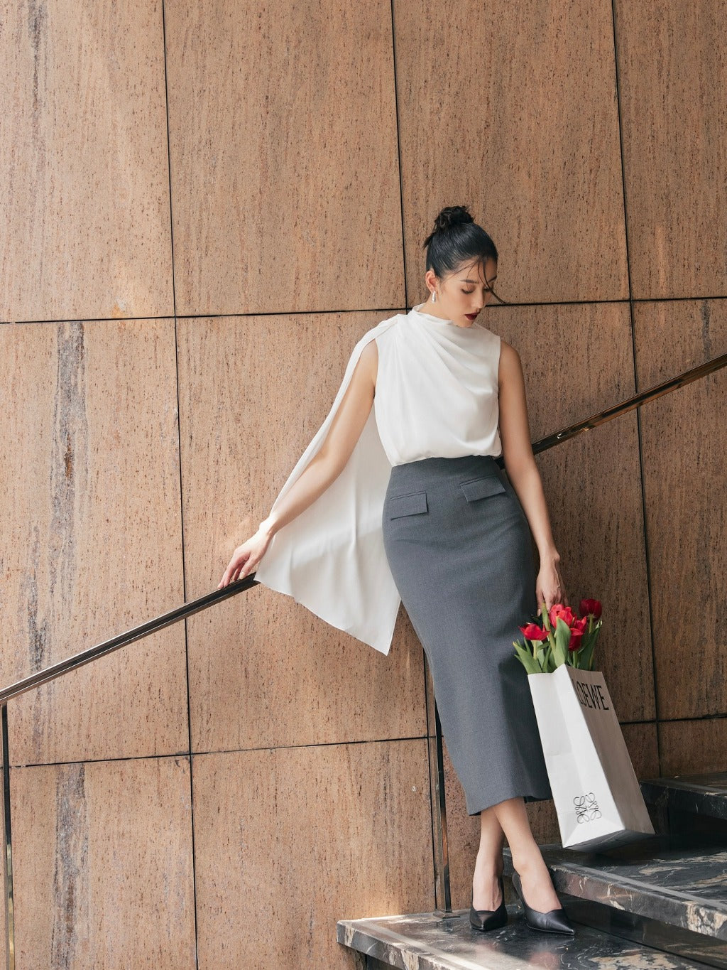 Huong Boutique Chloe Pencil Skirt (Pre-order)