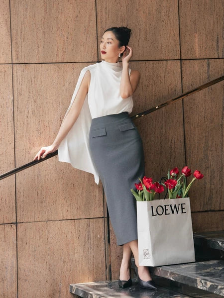 Huong Boutique Chloe Pencil Skirt (Pre-order)
