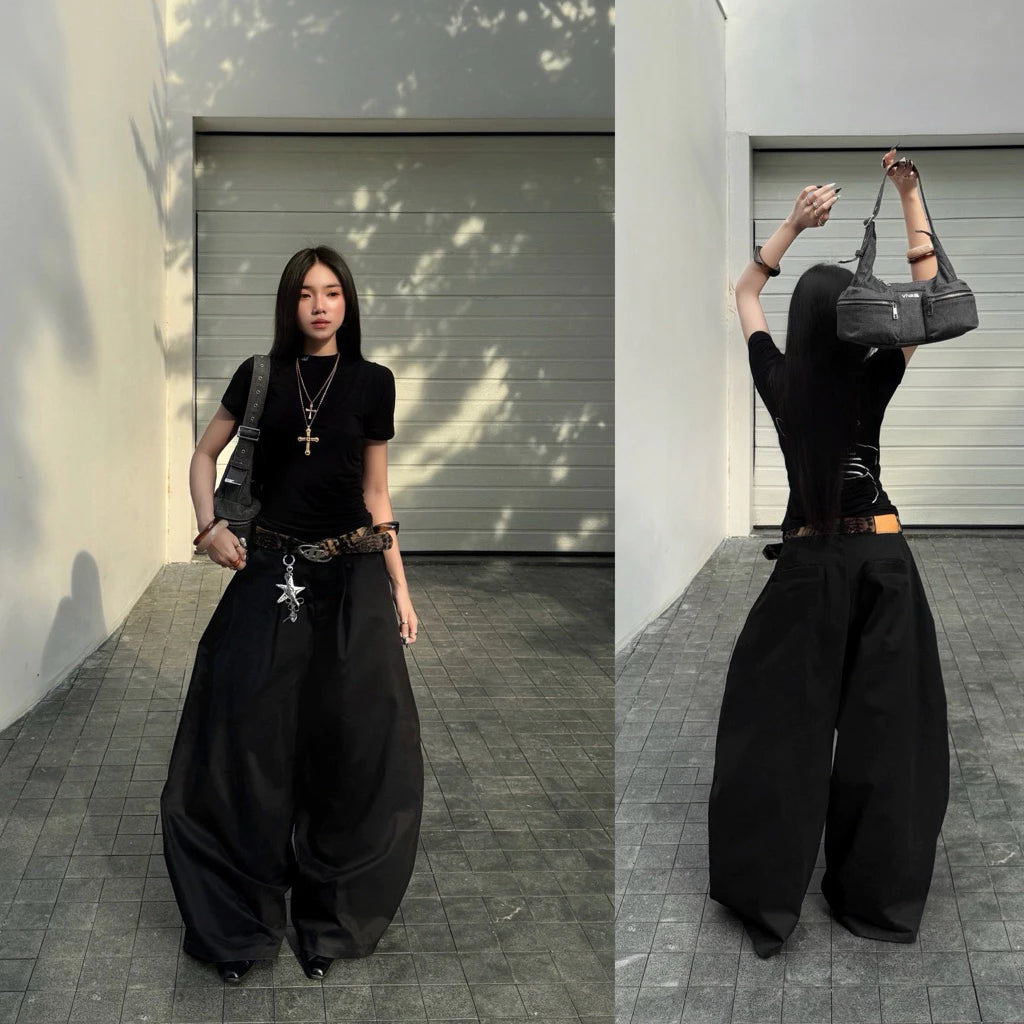 Chosen Kaki Wide Leg Trousers