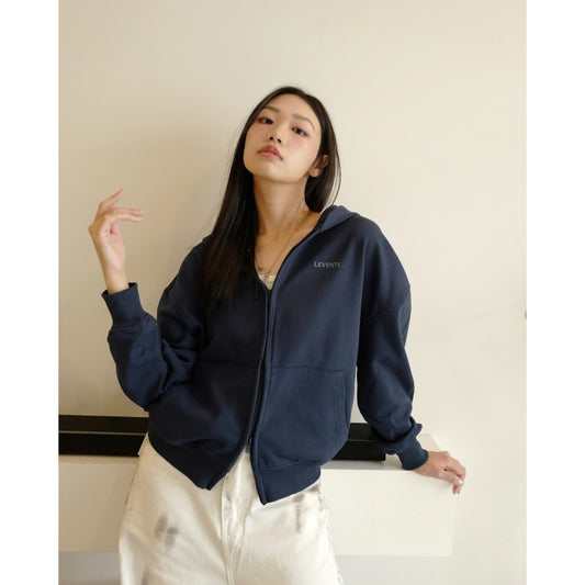 Levents Levents Classic Boxy 2.0 Extra Color Zipper Hoodie