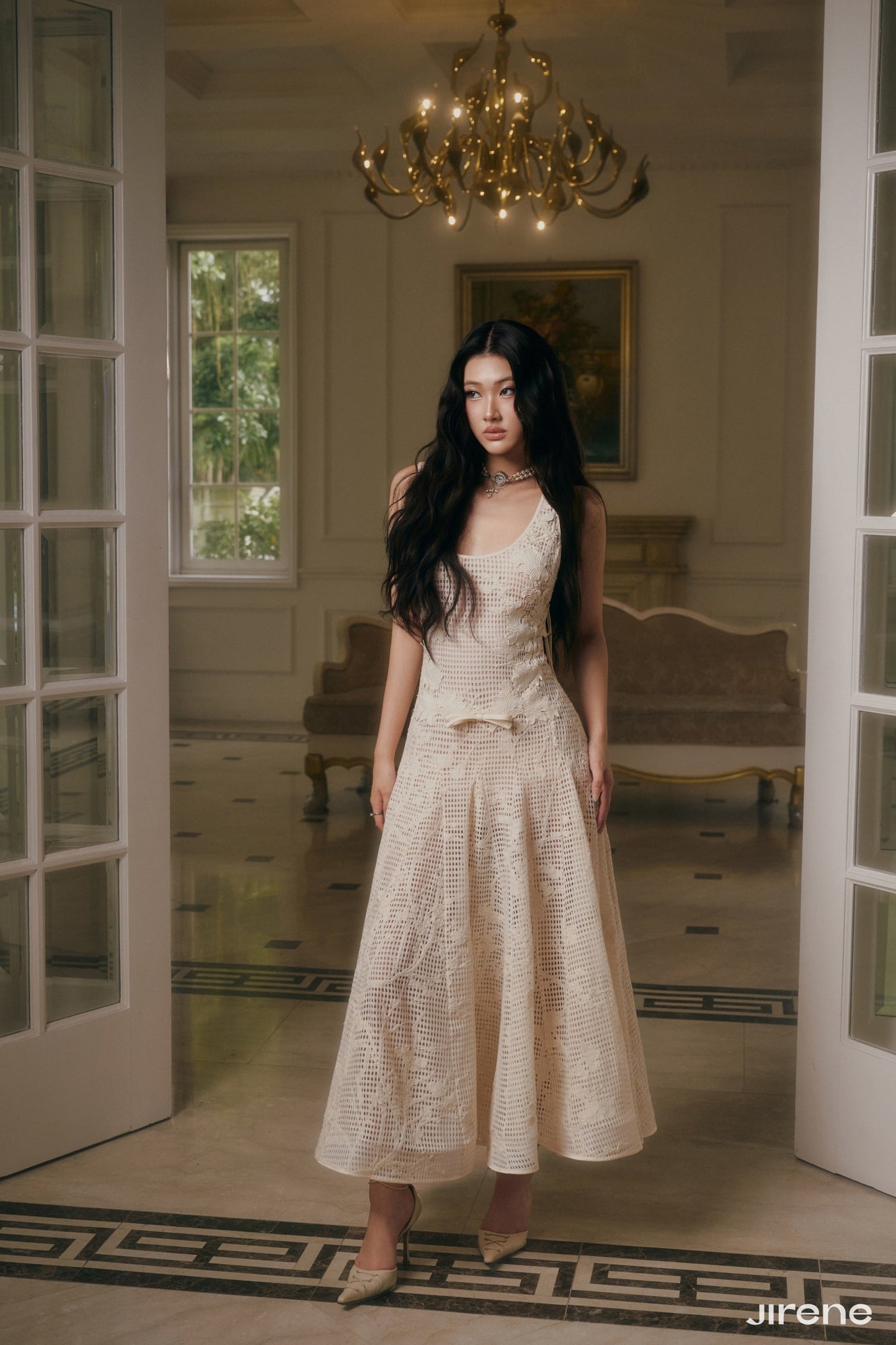 Jirene Creme Dress (Pre-order)