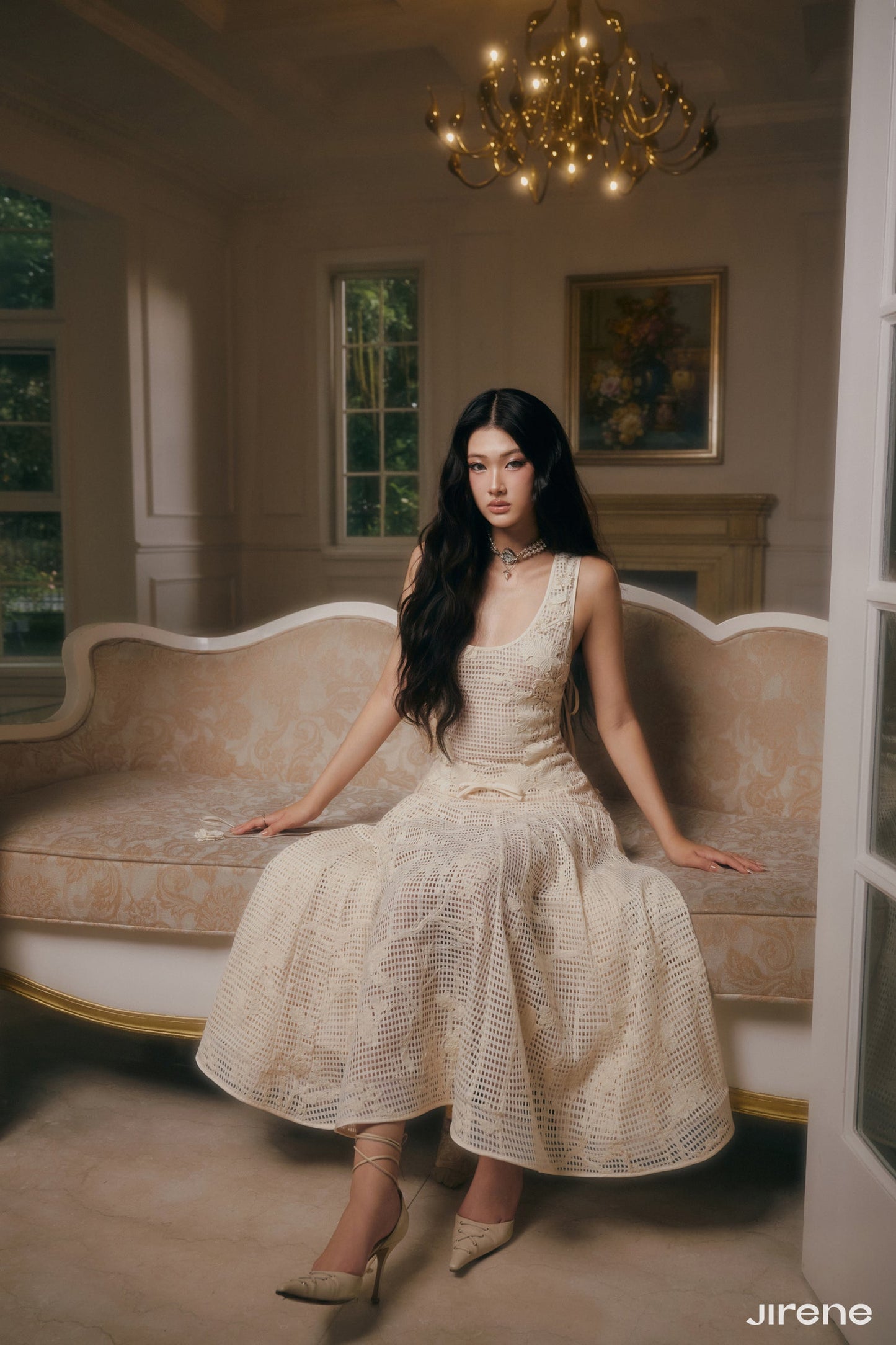 Jirene Creme Dress (Pre-order)