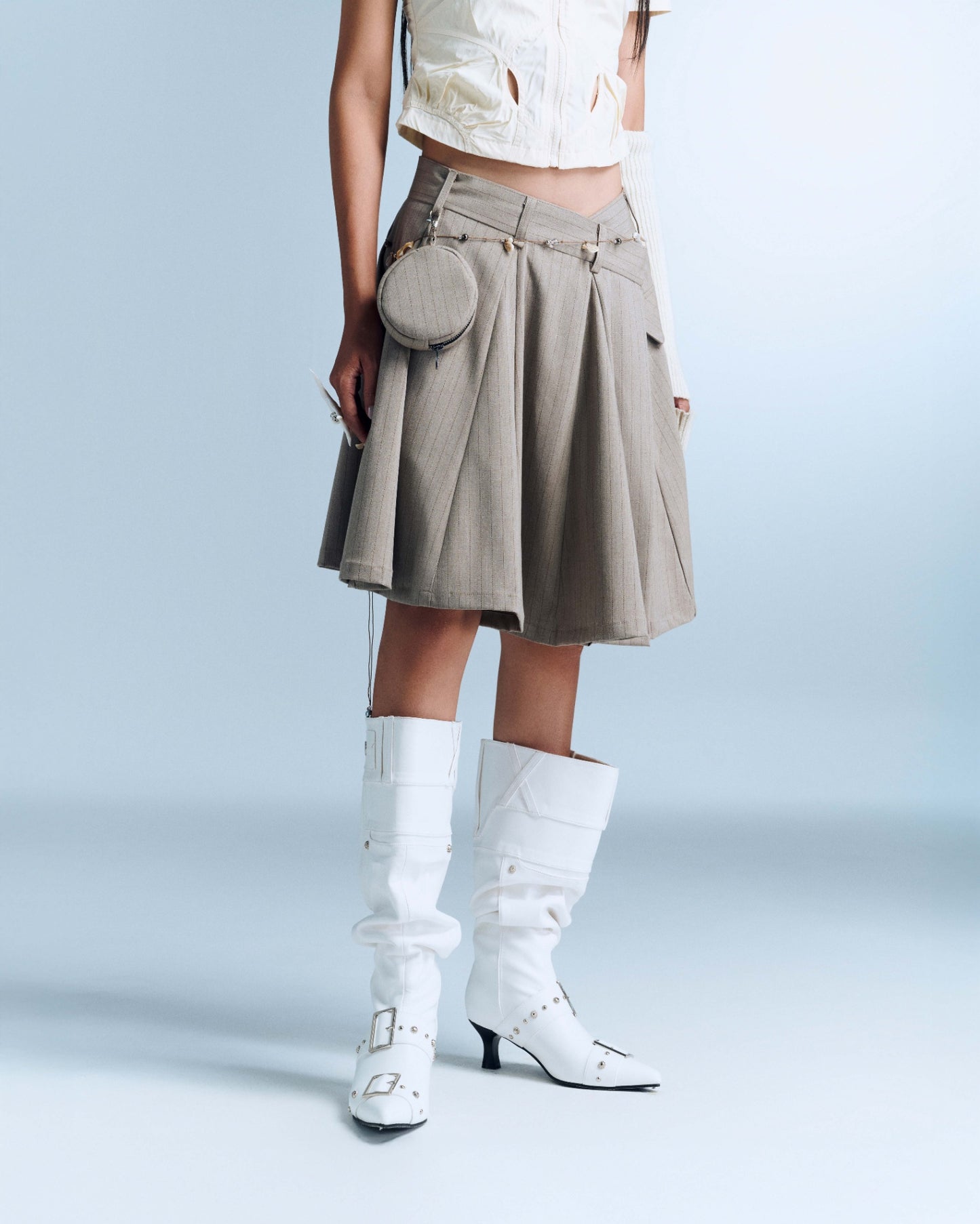 Bunny Hill Devora Skirt - Brown Stripes (Pre-order)