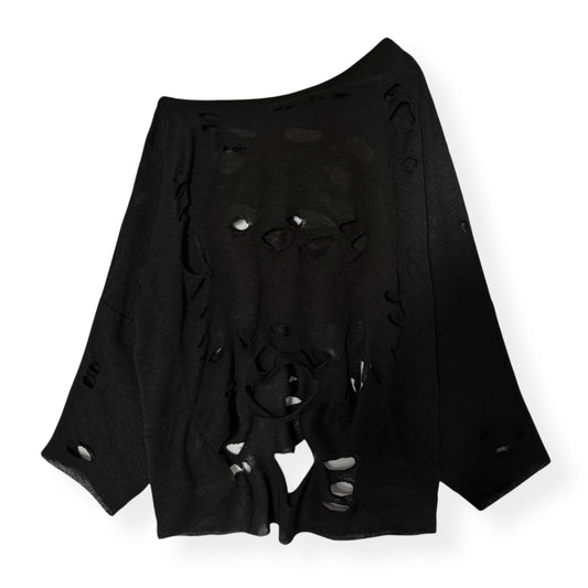Kish Distroyed Longsleves Top