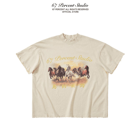 67percent Eight Horses T-shirt