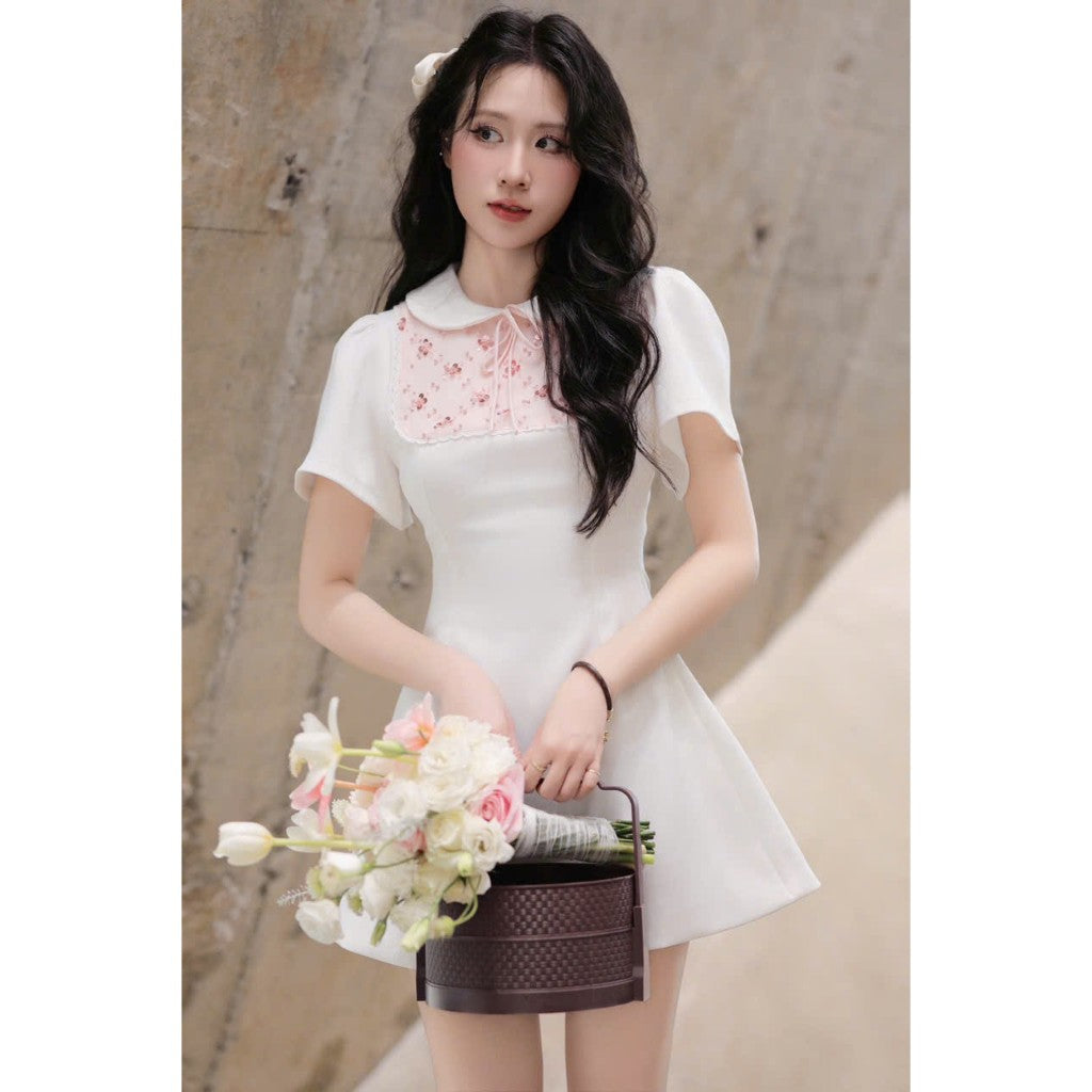 Aguja Elis Bae Waist-Cinched Dress (Pre-order)