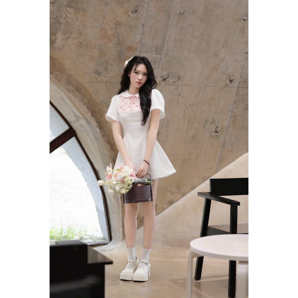 Aguja Elis Bae Waist-Cinched Dress (Pre-order)