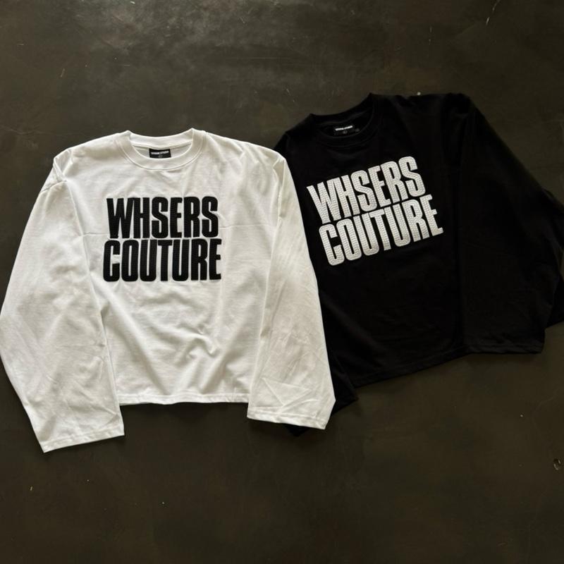 WHOSE Embroidered Long-Sleeve T-Shirt (Pre-order)