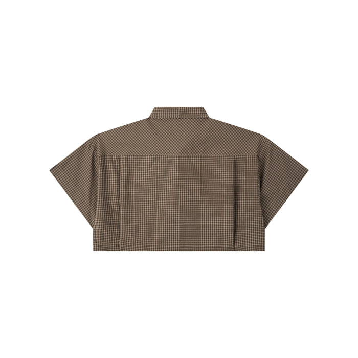 Push Push Gingham Crop Shirt