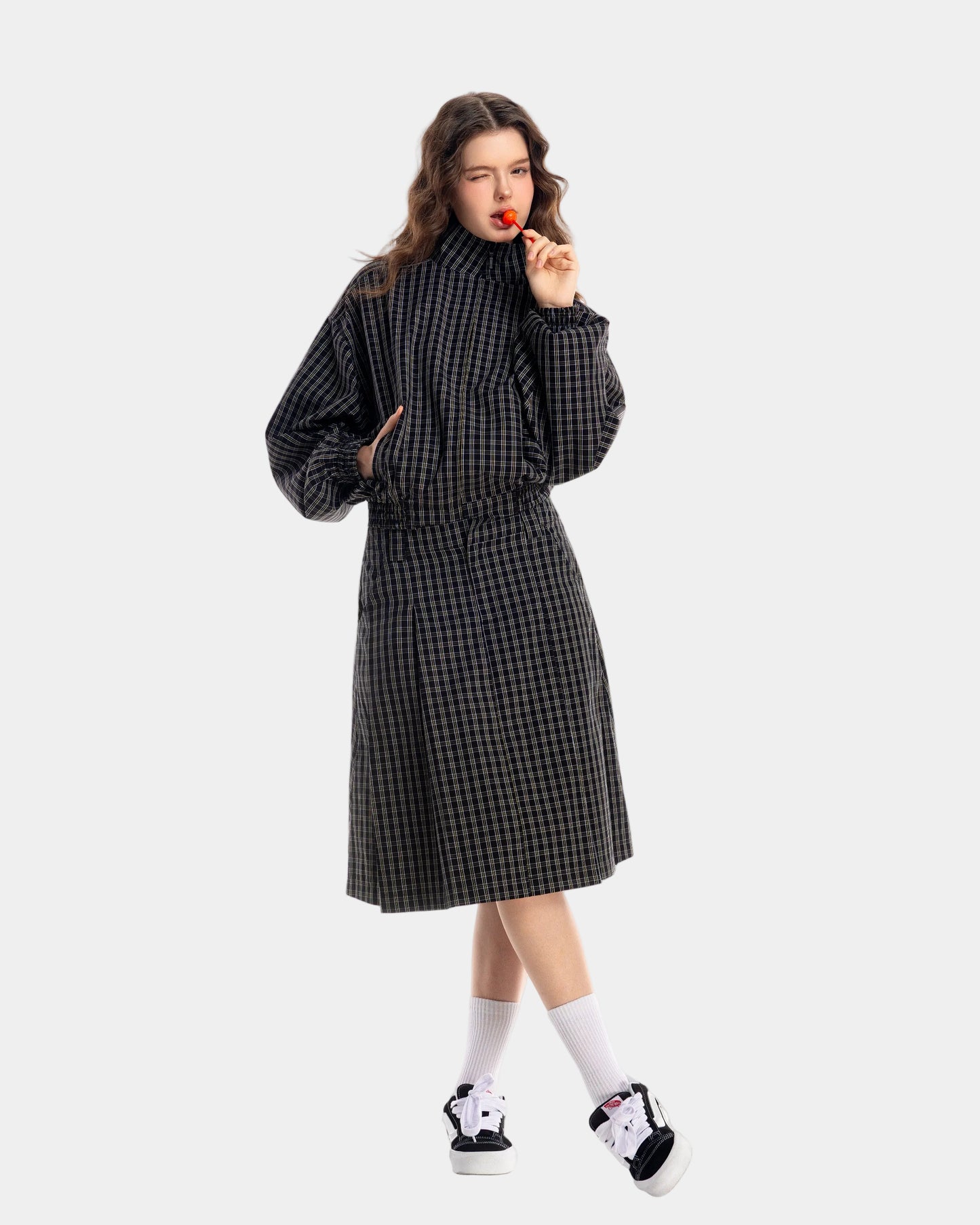 Push Push Gingham Midi Skirt