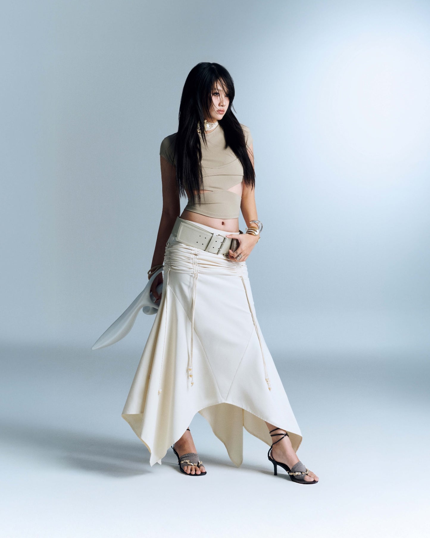 Bunny Hill Harlow Skirt - Ivory (Pre-order)