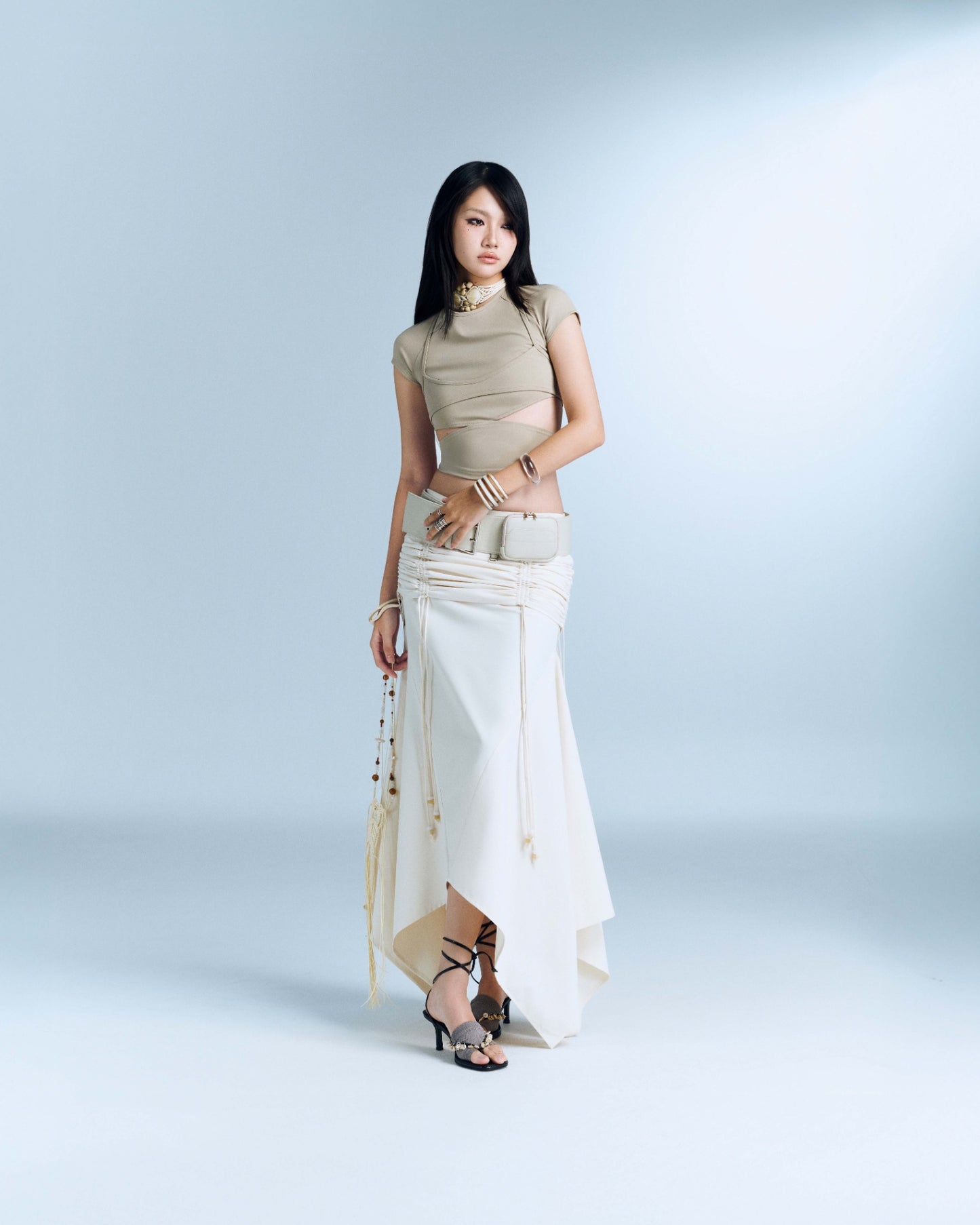 Bunny Hill Harlow Skirt - Ivory (Pre-order)