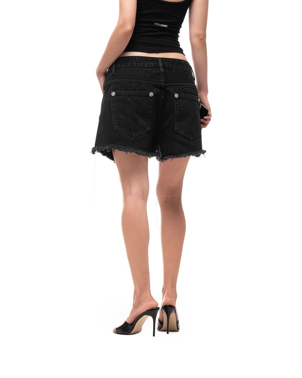 STRESSMAMA Hôtel Mama Denim Shorts (Pre-order)