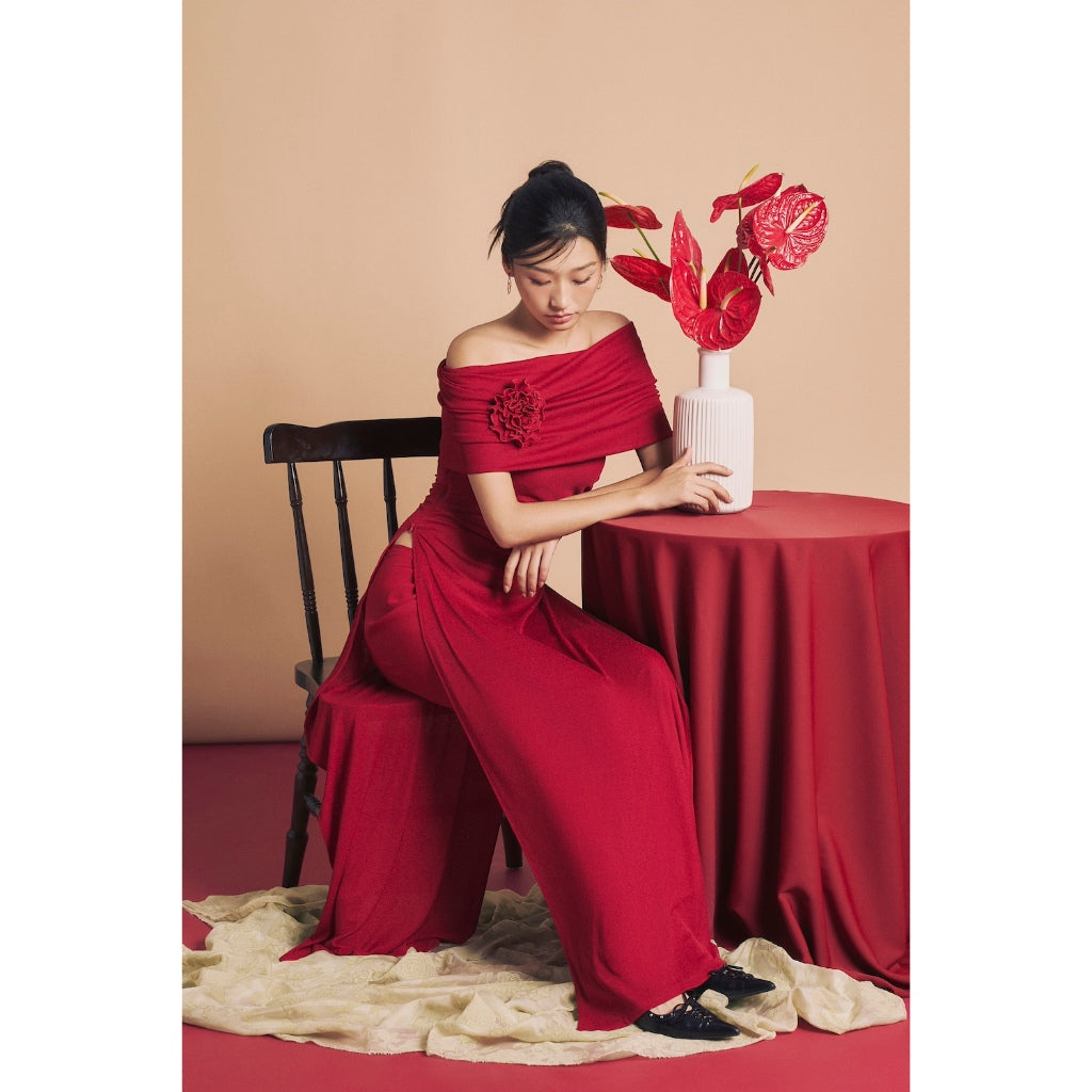Daphale Stu Hue Ao Dai Set (Pre-order)