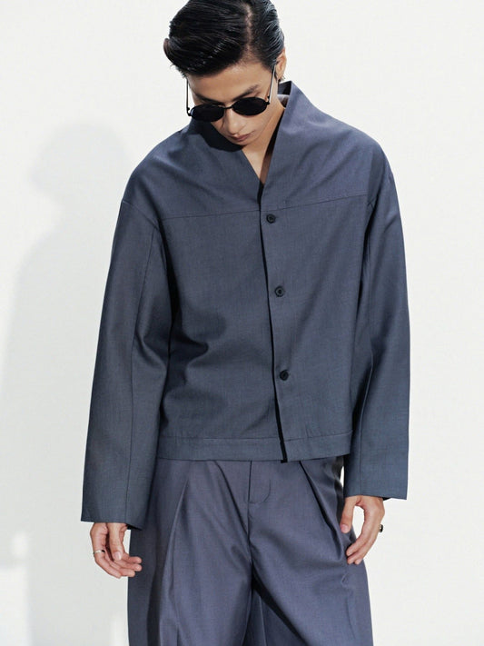 Hypnotism Mandarin Collar Jacket