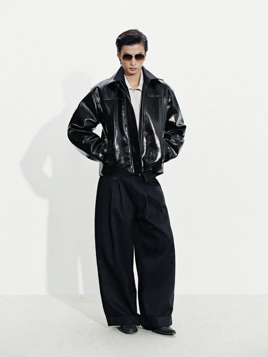 Hypnotism Primary Leather Jacket