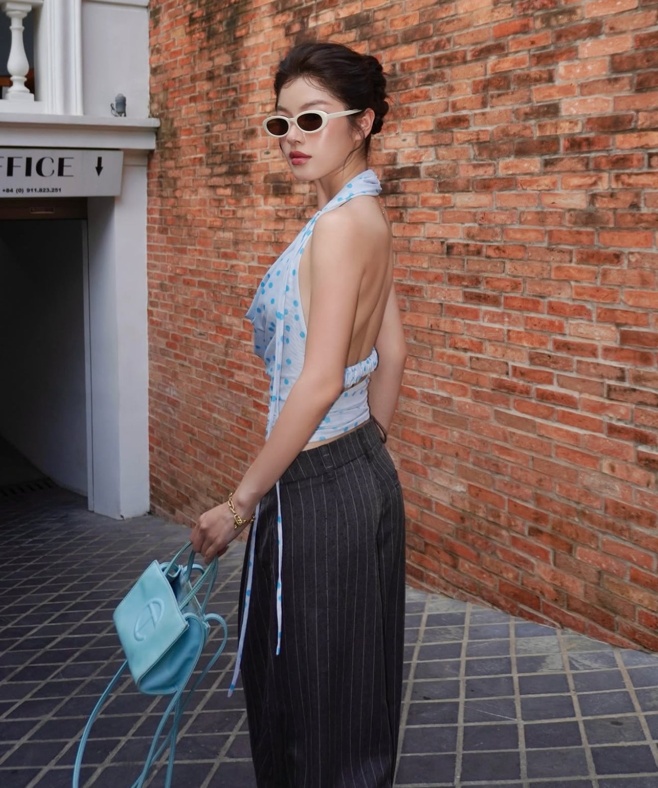 Tsun Rhinestones Pants (Pre order)