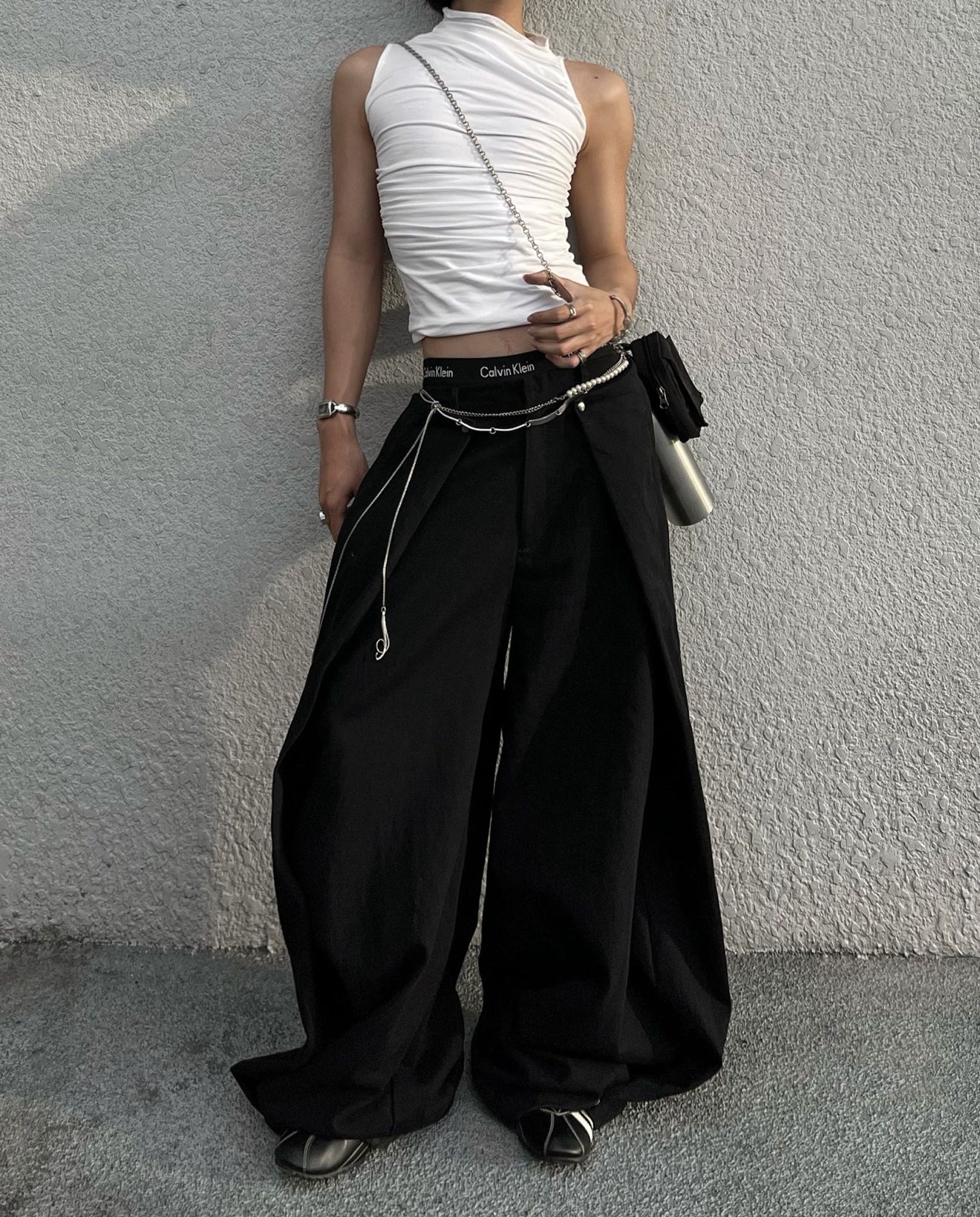 Hypnotism Studio Loose Wide Pleat Pants (Pre order)