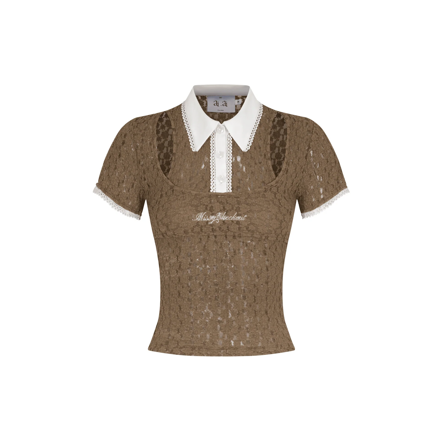 Aiai Studio Josie Polo Shirt (Pre-order) - Em Clothing