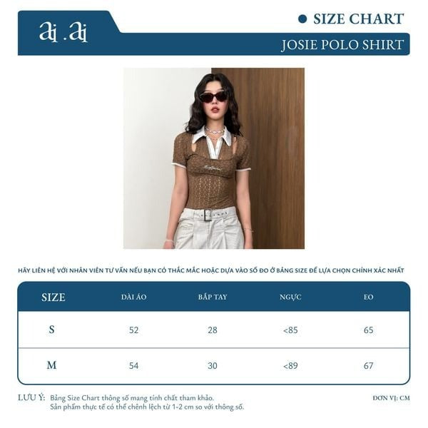 Aiai Studio Josie Polo Shirt (Pre-order) - Em Clothing