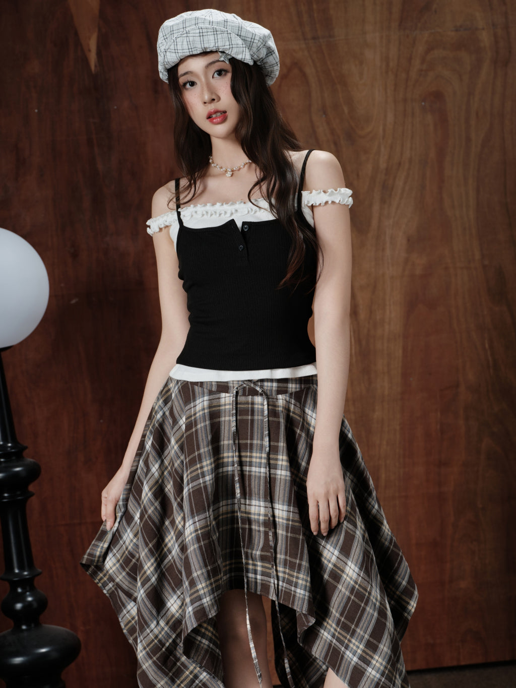 Crispuscloset Karina Midi Skirt