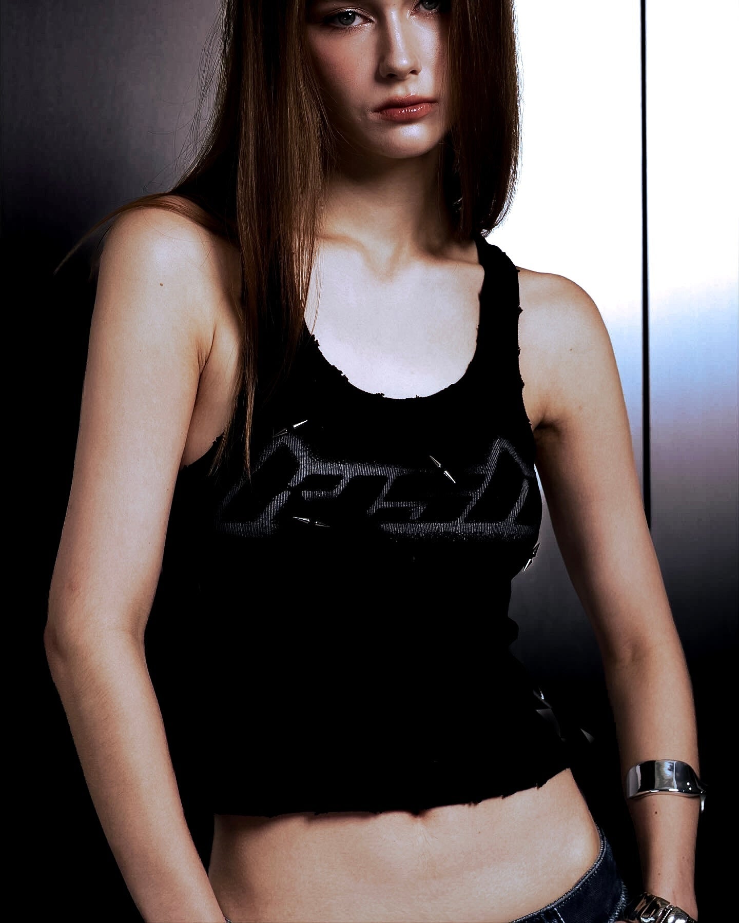 Kish Black Raw Punk Tanktop