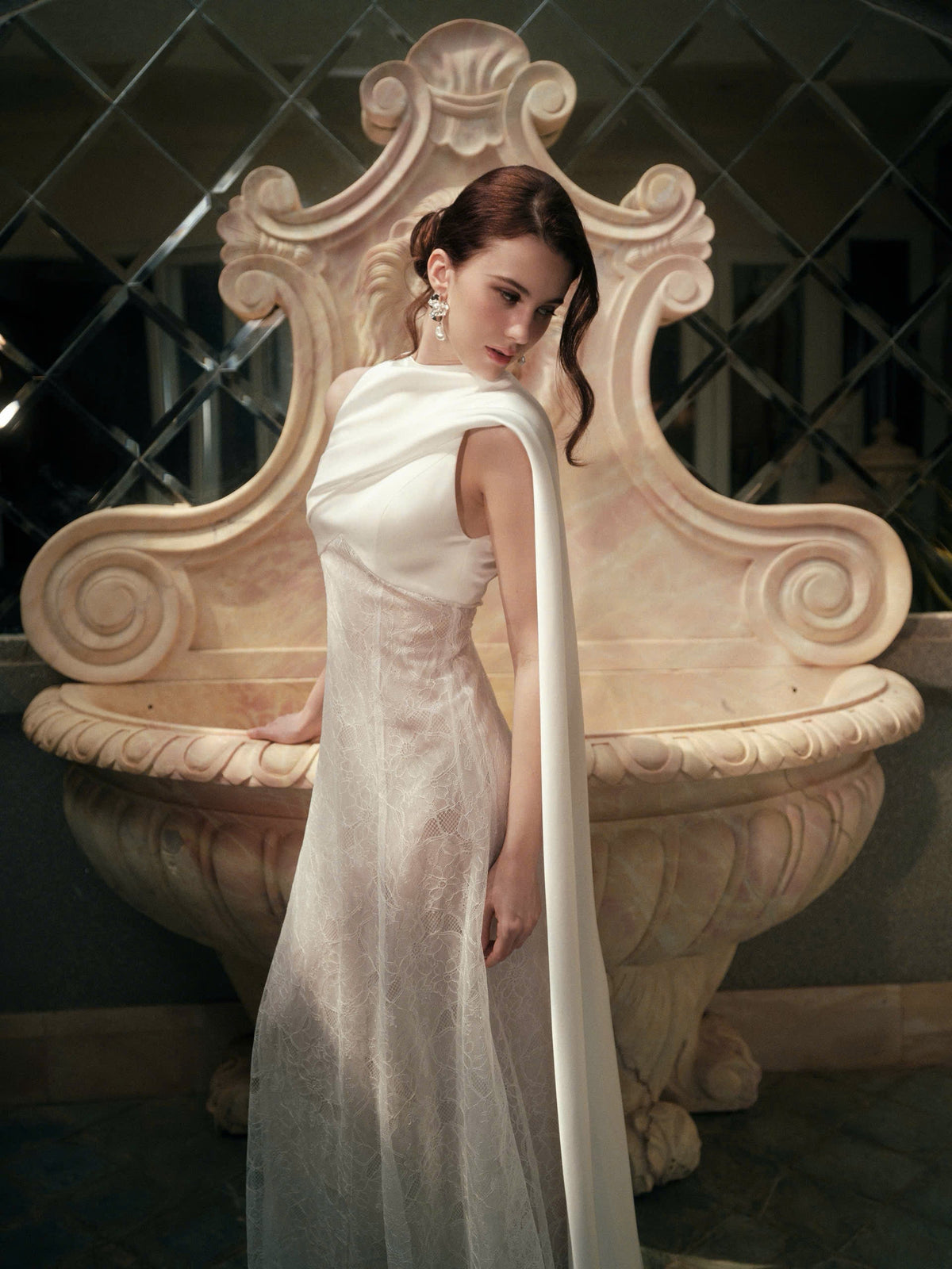 Kisserine Helena Dress - White