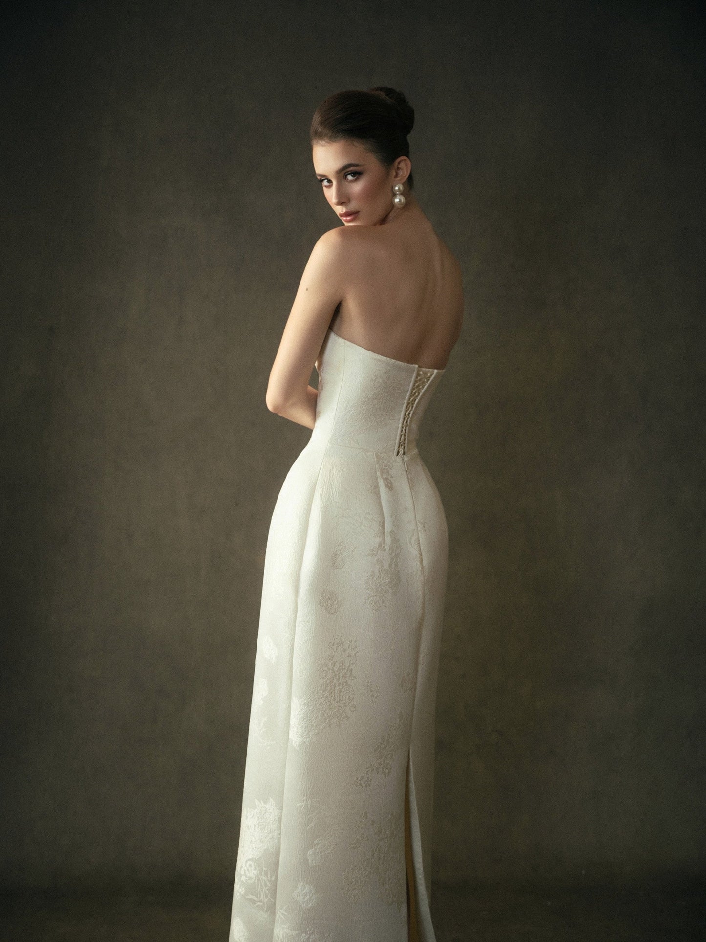 Kisserine Yvonne Dress - Ivory White