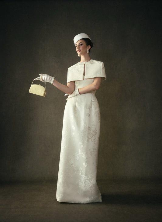 Kisserine Yvonne Dress - Ivory White