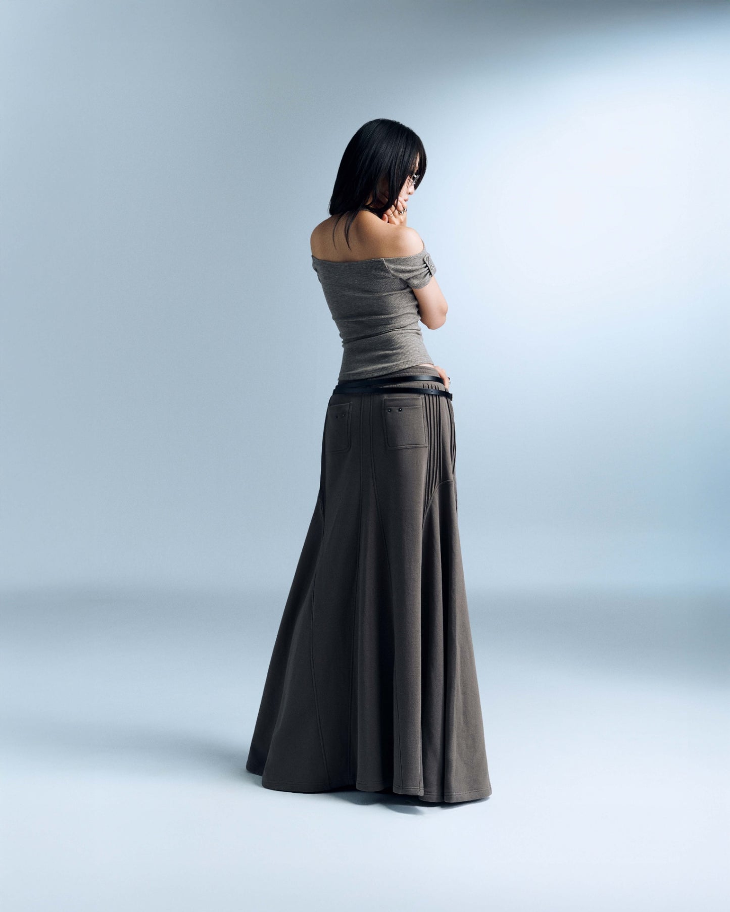 Bunny Hill Lobelia Top - Grey (Pre-order)