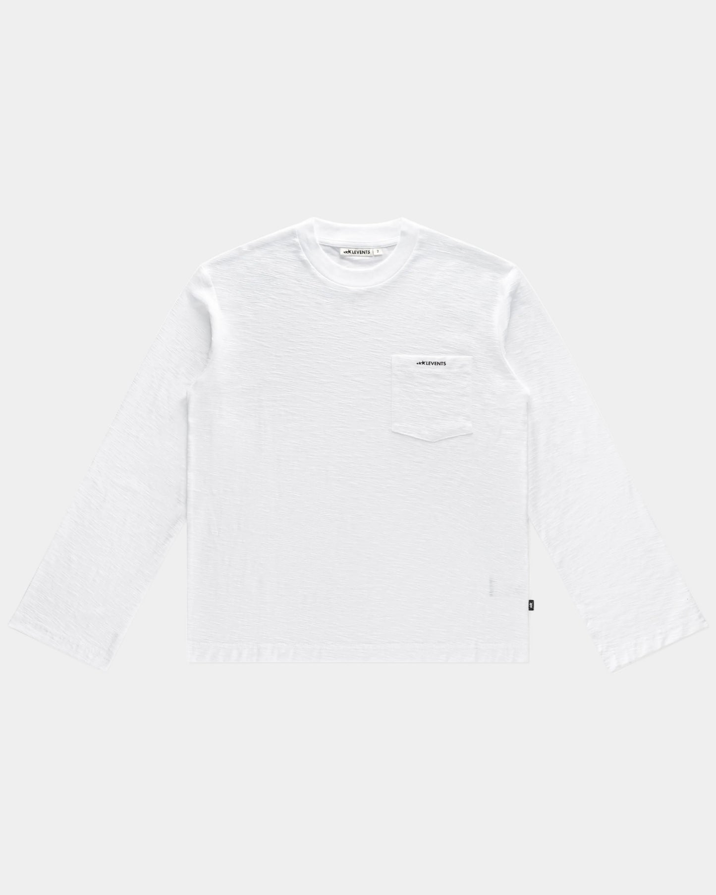 Levents Basic Slub Long Sleeve Relaxed Tee
