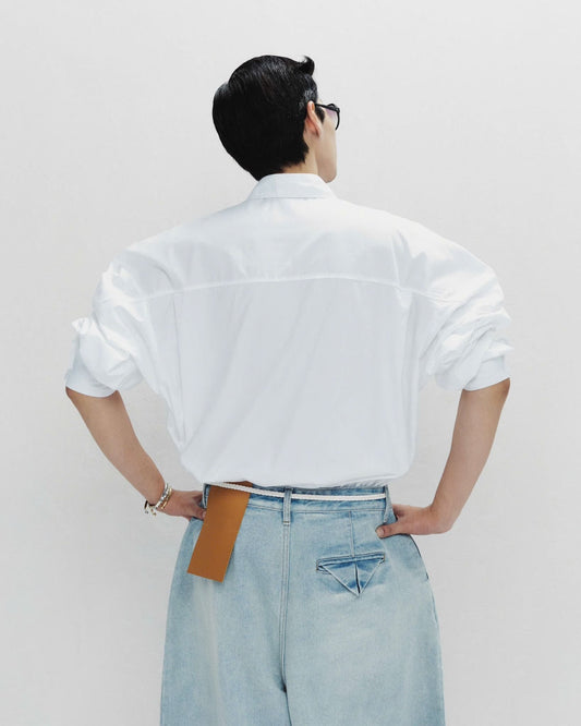 Hypnotism Loose Flow Denim Pants