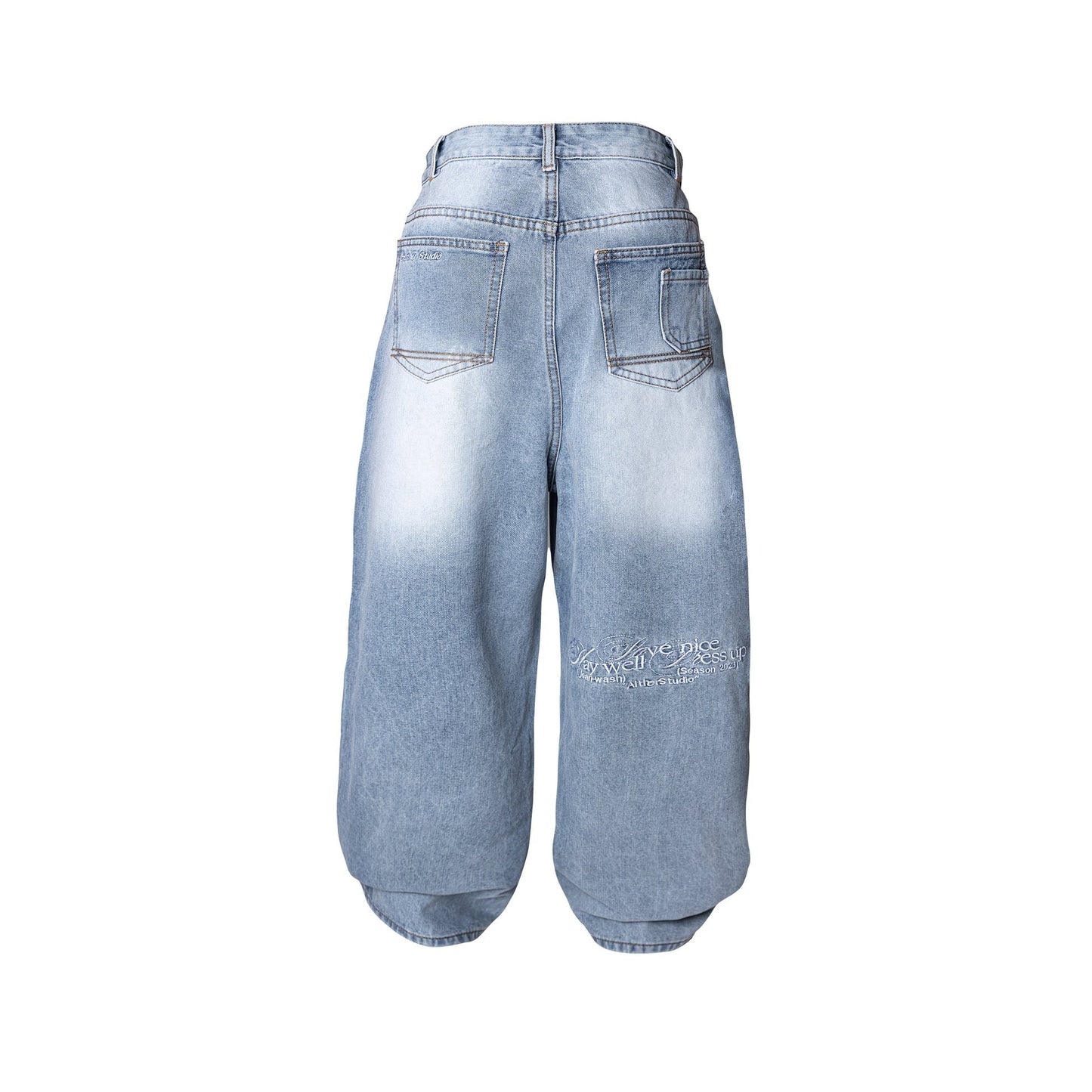 Aiai Studio Low-Rise Jean Wash Vers 2 (Pre-order) - Em Clothing
