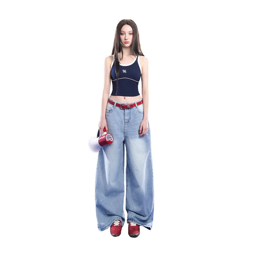 Aiai Studio Low-Rise Jean Wash Vers 2 (Pre-order) - Em Clothing