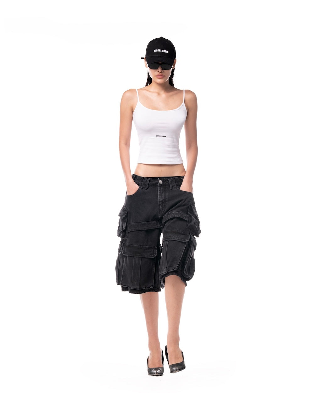 STRESSMAMA Mamafia Utility Shorts (Pre-order)