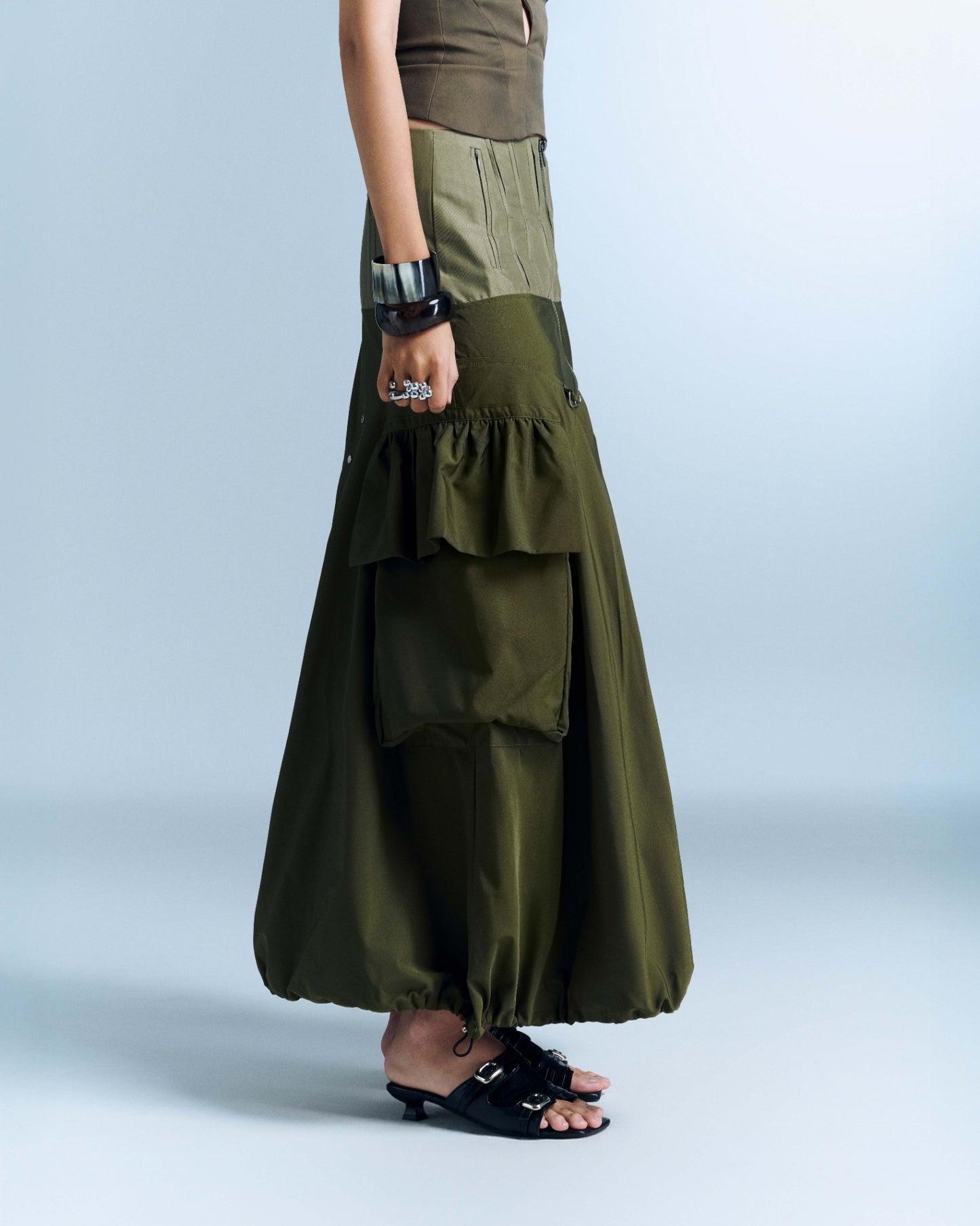 Bunny Hill Murelle Skirt - Moss Green (Pre-order)
